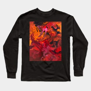 Fire :: Patterns and Textures Long Sleeve T-Shirt